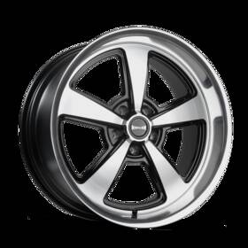 Ridler 652-2873gbd One 20x8.5 652 5x5/5x127 Gloss Black With Diamond Cut Face And Lip Wheel