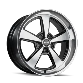 652-2873gbd Ridler One 20x8.5 652 5x5/5x127 Gloss Black With Diamond Cut Face And Lip Wheel