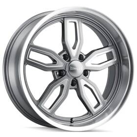 Ridler Wheels 608-8873g 4 - 18x8 Gray Milled Wheel Style 608 5x5