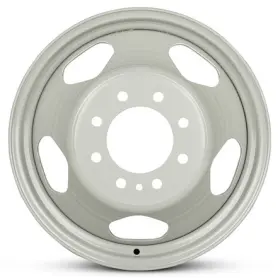 560-08076a Road Ready Wheels 17x6.5 Rrw-8076 Silver Pre-11 Gm Dually 8x6.5 Set Of 4