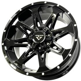 Rock Forged 88-201063539-19gb 20 X10 Inch Gloss Black Ff88 Rims Fits Lifted Gmc Sierra 1500 6x5.5 -19
