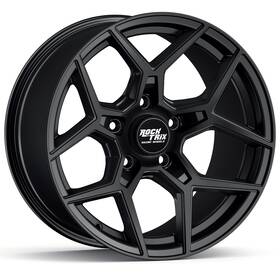 Rocktrix Rt105-18x9-5x150-et12-mb 18 Inch Rt105 Black Wheel 18x9 12mm 5x150 Rim 5.5 Backspace 110.1mm Hub