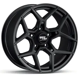 Rt105-18x9-5x150-et12-mb Rocktrix 18 Inch Rt105 Black Wheel 18x9 12mm 5x150 Rim 5.5 Backspace 110.1mm Hub