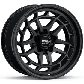 Rt118-17x9-5x127-et-12-mb-1pc Rocktrix 17 Inch Rt118 Black 5x5 Wheel Rim 17x9 -12mm 4.5 Backspace 71.5mm Hub