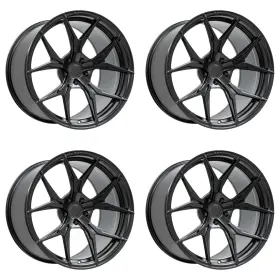 Rfx52095120mb35 Rohana Wheels Rfx5 20x9 20x10 Matte Black - Bmw Tesla Cadillac