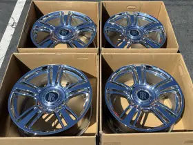 36-11-6-862-611 Rolls-royce 21 Inch Wraith Wheels Rims Chrome Oem Genuine Forged Ghost Set 4