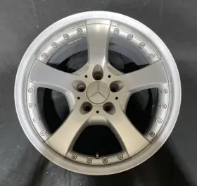 59518538 Ronal Mercedes Lorinser Lm 18 Inch Lm5 Sl500 600 Rear Genuine Factory Silver Wheel Oem Rim
