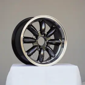 Rb157 Rota 4 Wheel Rb 15x7 4x114.3 25 Royal Hyperblack Big Caps