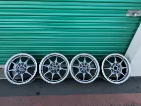 C8-167040410073-frsb Rota Wheels Circuit 8 Sport 16x7 4x98 Bolt Fiat 124 Spider 2017 500 Rare