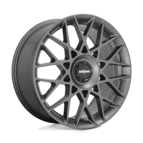 R1661985f8 Rotiform 45a 19x8.5 R166 Blq-c Anthracite Wheels 5x112 45mm Set Of 4