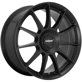 R168178002 Rotiform 40 R168 Dtm 17x8 5x108/5x4.5 Inch 40mm Satin Black Wheel Rim 17