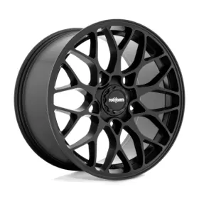 R1901900f8 Rotiform 40 R190 Sgn Matte Black 19x10 Wheel With 5x112 Bolt Pattern And 40mm