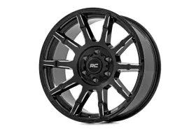 83170912 Rough Country 83 Series Wheel 17x9 6x5.5 0mm Gloss Black
