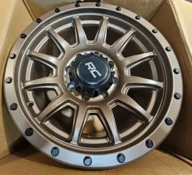 90181210 Rough Country Qty 1 90 Series Bronze Wheel Rim 18x9 8x165.1 -12mm