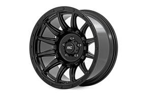 Rough Country 90201811b 4 New 20x10 90 Series Gloss Black 8x170 Et-19 Wheels Rims