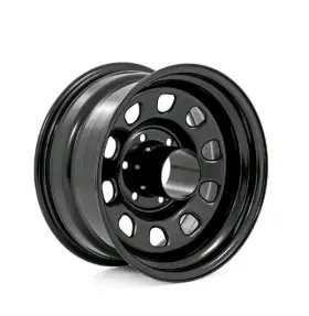 Rc51-7655 Rough Country Black Steel Wheel 17x9 6x5.5 4.25 Bore -12 -