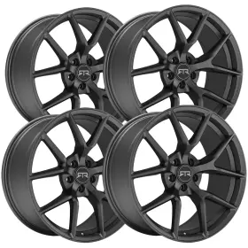 851sc-2096533 Rtr Set Of 4 Tech 5 20x9.5 5x4.5 Inch 33mm Gunmetal Wheels Rims 20