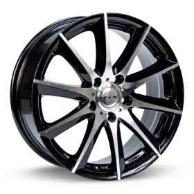 081338 Rtx 15x6.5 Dynamo Black Machined Wheels 4x100 38mm Set Of 4