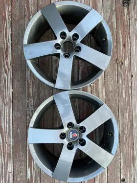 400133377 Saab 9-5 Oem 17x7 5 Spoke Evo Grey Aluminum Wheel Rim 5390760