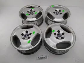 560-68187 Saab 900 Convertible Set Of Four Alloy 15x6.5 # Spoke Wheels 1997 1998
