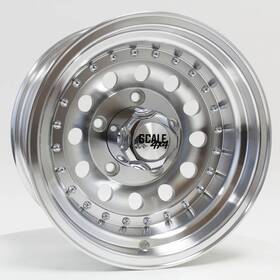 Scale S62-5885 One 15x8 Bandit Ii 5x5.5/5x139.7 -19 Machined Clear Coat Wheel Rim 107.95