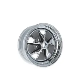C5zz-1007-dr Scott Drake 14x6 Styled Steel Wheel Chrome/charcoal