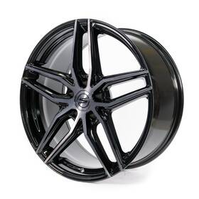 Select S101198544p3510 One 19x8.5 Shadow 5x112 35 Black Brushed Tint Face Wheel Rim 66.6