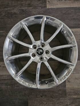 Shelby Ga023619m Forged Alcoa Wheel Rim 20x10 Polished Gt500 5x114