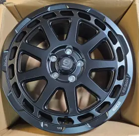 W2910150653 Sparco Qty 1 All-terrain Gravel Matte Black Wheel Rim 17x8 5x114.3 45mm