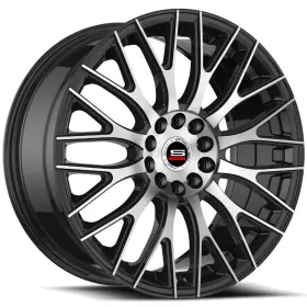 Sp-5518802338bm Spec-1 Sp-55 18x8 5x100/5x4.5 Inch 38mm Black/machined Wheel Rim 18