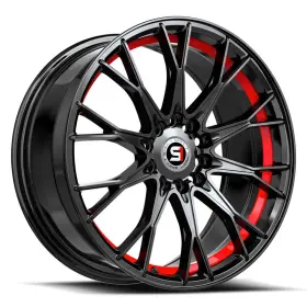 Sp-591883838gbru Spec-1 Sp-59 Wheel 18x8 38 5x120.65 73.1 Black Single Rim