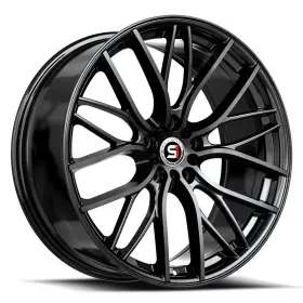 Sp-611783542gb Spec-1 Sp-61 Wheels 17x8 42 5x110 73.1 Black Rims Set Of 4