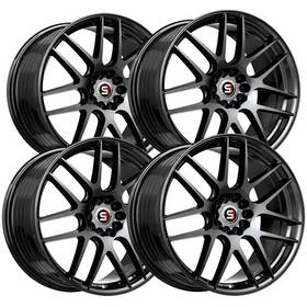 Spec-1 Sp-65188934gb Set Of 4 Spec-1 Sp-65 18x8 4x100/4x4.5 Inch 34mm Gloss Black Wheels Rims 18