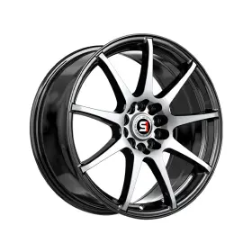 Sp-671883638bm Spec-1 X Sp-67 Gloss Black And Machined 18x8 5x112/5x114.3 73.1 Hub 38 Offset