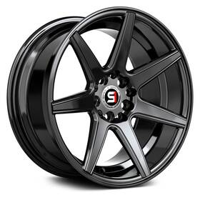 Spec-1 Sp-7317753842gb Spec-1 Sp-73 Wheel 17x7.5 42 5x120.65 73.1 Black Single Rim