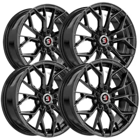 Sp-761665920gb Spec-1 Set Of 4 Sp-76 16x6.5 4x100/4x4.5 Inch 20mm Gloss Black Wheels Rims