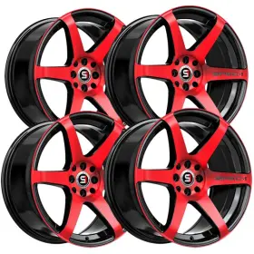 Spt-321783542bmr Spec-1 Set Of 4 Spt-32 17x8 5x110/5x4.5 Inch 42mm Black/red Wheels Rims 17 Spt-321783542bmr Spec-1 Set Of 4 Spt-32 17x8 5x110/5x4.5 Inch 42mm Black/red Wheels Rims 17