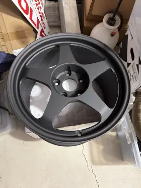 Nkspoon178551143et35black Spoon New 17x8.5j Nk Flow Formed 4 Wheel 5x114.3 Honda Civic Toyota Matt Black