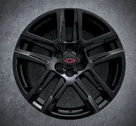 87915554 Srep Gloss Black Z71/rst Chevy Silverado 1500/tahoe Wheels Set 20x9 Inch 2023