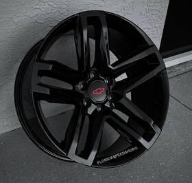 Srep 9425545 Gloss Black Trail Boss Wheels Set 20x9 Inch Fits 2024-2026 Chevy Colorado