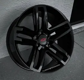 9425545 Srep Gloss Black Trail Boss Wheels Set 20x9 Inch Fits 2024-2026 Chevy Colorado