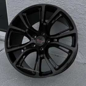 Fs2010877 Srtrep Gloss Black Srt8 Spider Monkey Wheels 20x10 Inch Fits 2011-2026 Dodge Durango