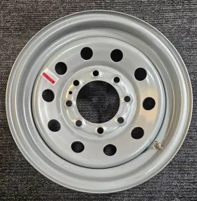 99ar2 Sswl Qty 1 Gray 2-piece Steel Trailer Wheel Rim 16x6 8x165.1