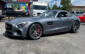 Sl43 Stance Sf10 Brushed Gunmetal Wheels For Mercedes R232 Sl55 Sl63 21x9 And 12