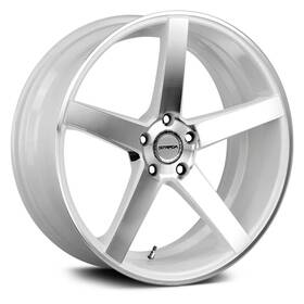 Strada Wheels S35051435wm Perfetto 20x8.5 35 5x114.3 72.6 White Rims Set Of 4