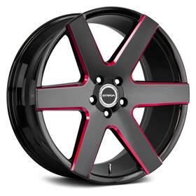 Strada Wheels S60252025gbmlr Coda Wheel 22x9.5 25 5x120.65 72.6 Gloss Single Rim