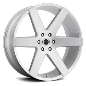 S60263524bfs Strada Wheels Coda 22x9.5 24 6x135 87.1 Silver Rims Set Of 4 S60263524bfs Strada Wheels Coda 22x9.5 24 6x135 87.1 Silver Rims Set Of 4
