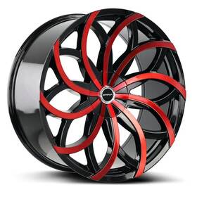 Strada Wheels S61450115gbmr Huracan 24x10 15 5x120.65 78.1 Gloss Rims Set Of 4
