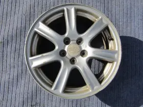 28111ag001 Subaru Impreza 2005-2007 16x6.5 Aluminum Alloy Chrome 7 Spoke Wheel