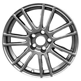 28111fg221 Subaru 18x8.5 14 Spoke Refurbished Alloy Wheel Painted Bright Silver Metallic 560-68792